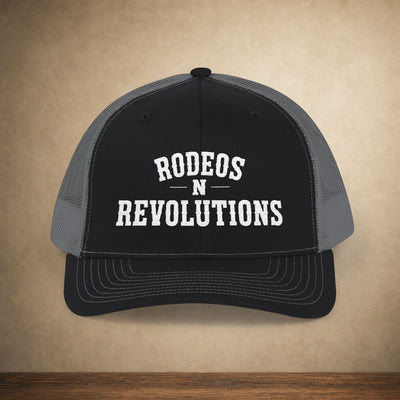 Rodeos N Revolutions Trucker Cap — Vintage Western Snapback