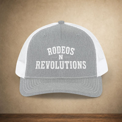Rodeos N Revolutions Trucker Cap — Vintage Western Snapback
